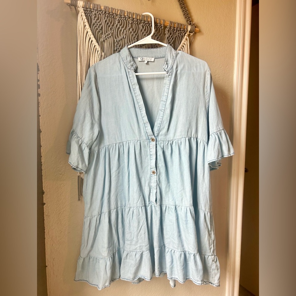 Sky Blue Casual dress